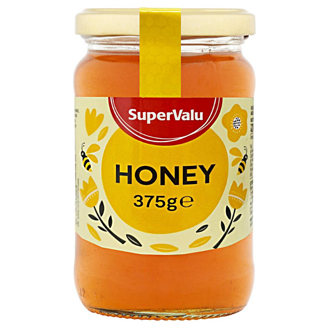 SuperValu Pure Honey – Natural Sweet Flavor - Golden Premium Honey - 375g