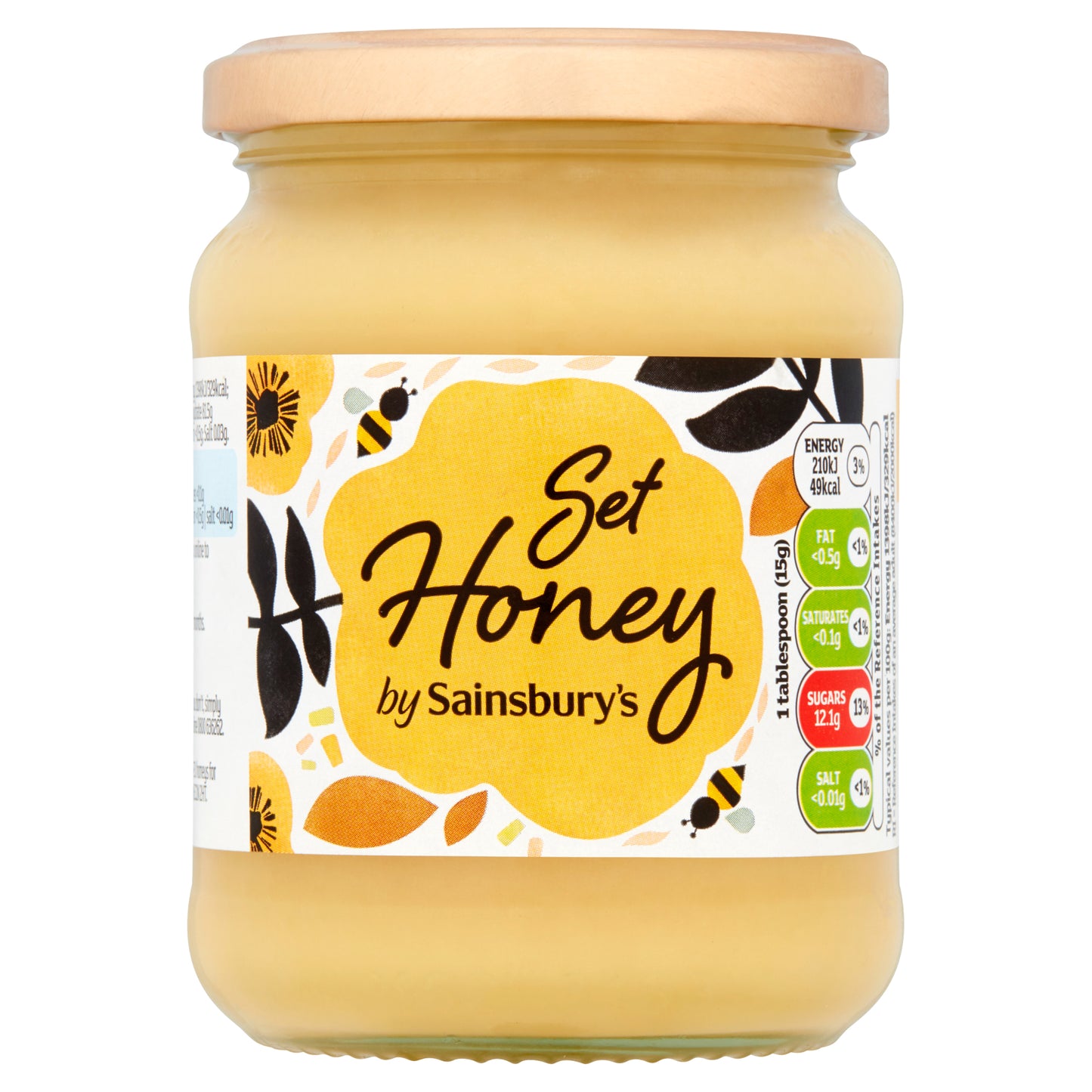 Sainsbury's Set Honey – Smooth & Creamy Spread - Ideal for Toast - 454g