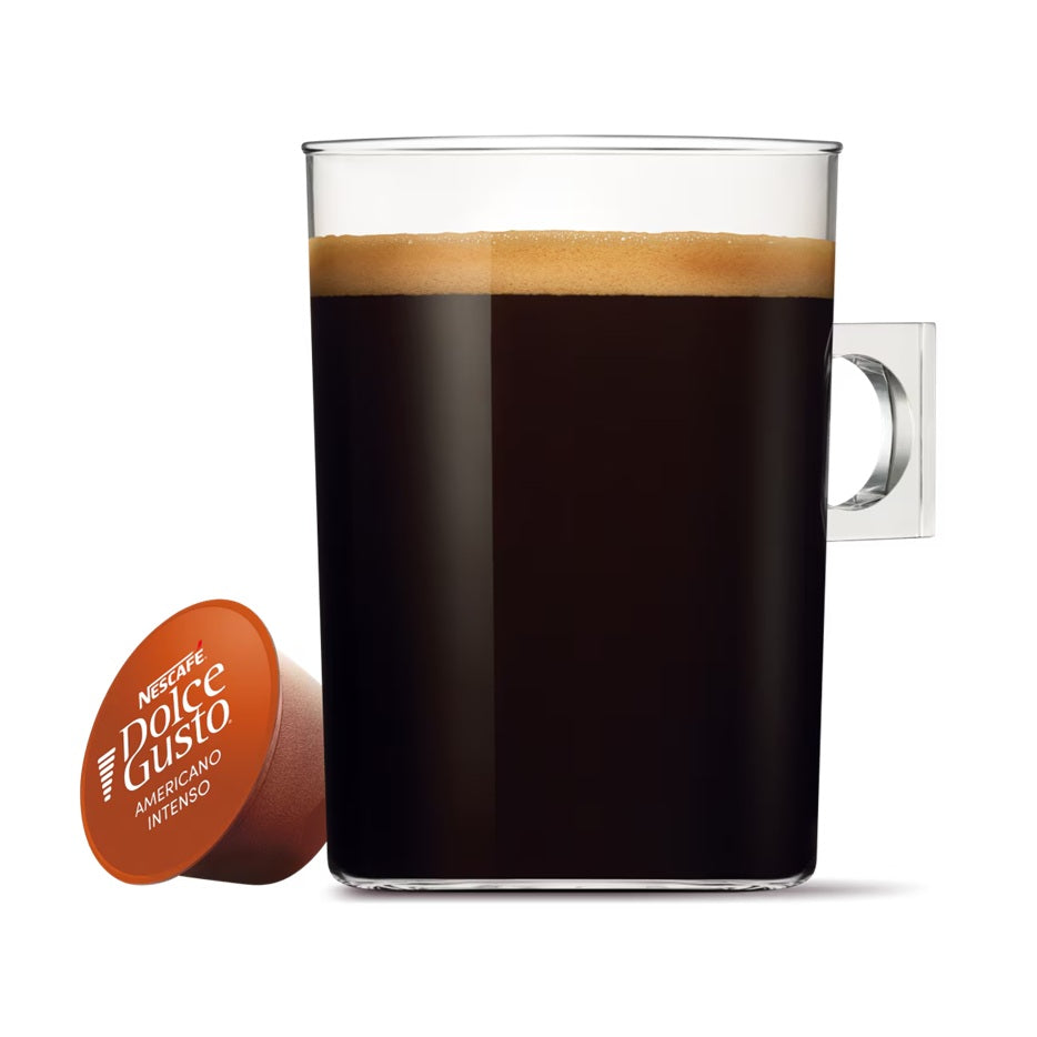 Dolce Gusto Americano Intenso Coffee, Rich and Flavourful, 16 Capsules