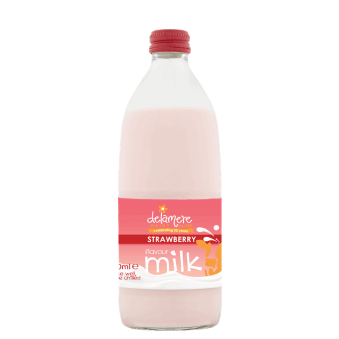 Delamere Strawberry Flavoured Milk From Germany, 500ml