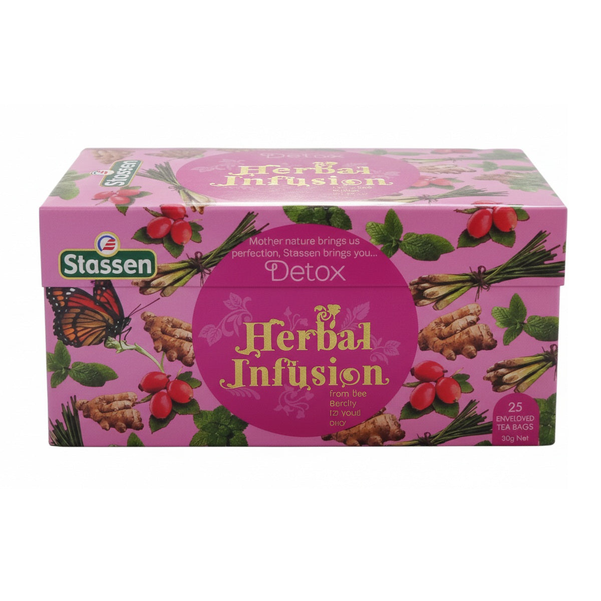 Stassen Detox Herbal Infusion Tea | 25 Tea Bags