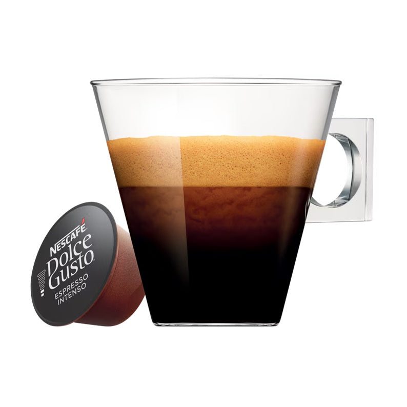 Dolce Gusto Espresso Intenso Coffee, Full-bodied and Spicy, 16 Capsules