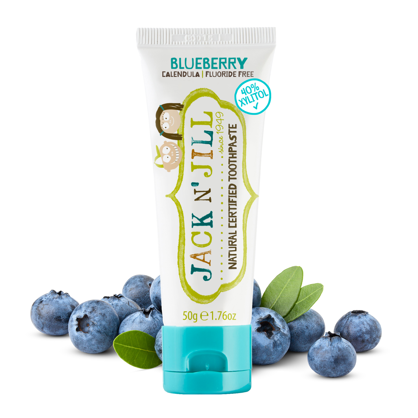 Jack N' Jill Organic Natural Blueberry Toothpaste, 50g