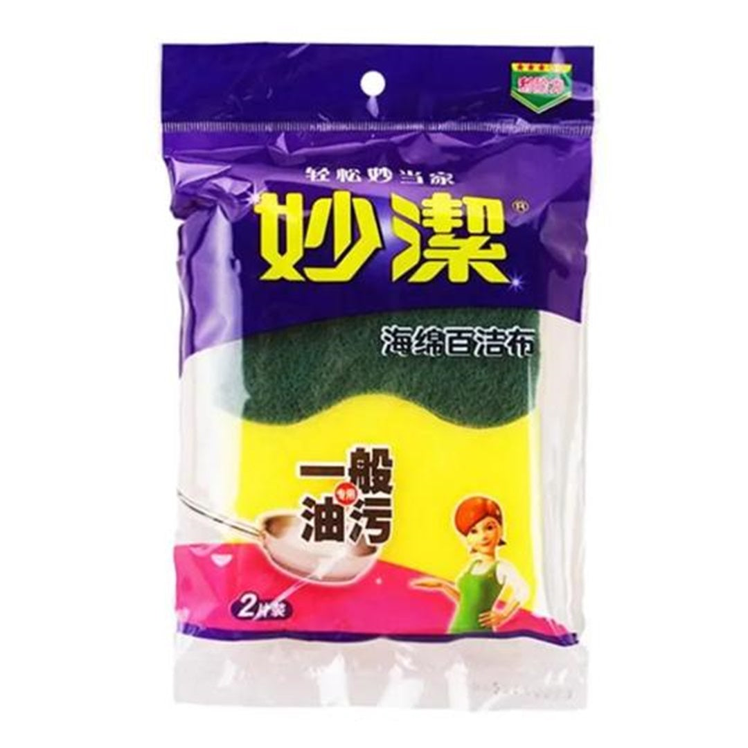 Miaojie Scouring Sponge, 2 Pcs