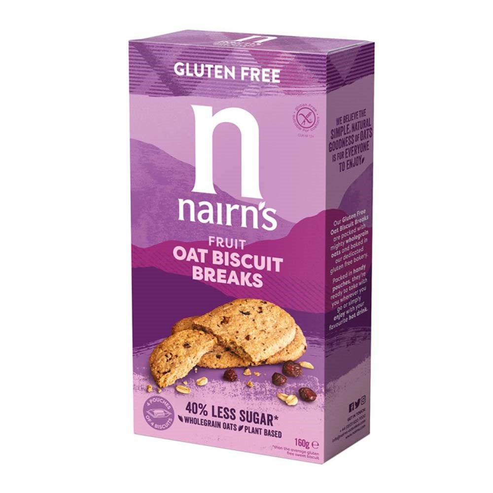Nairns Fruit Oat Biscuit Breaks, 160g
