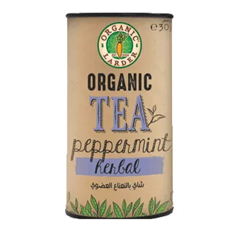 Organic Larder Herbal Tea Peppermint, 30g