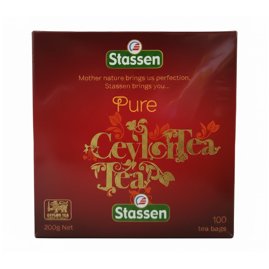 Stassenn Pure Ceylon Black Tea | 100 Tea Bags
