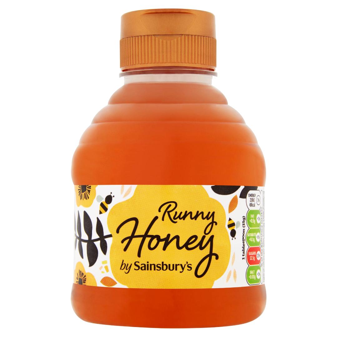 Sainsbury's Runny Honey – Smooth Liquid & Flowing Texture - 340g