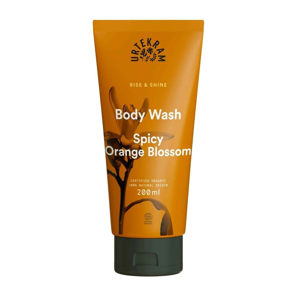 Urtekram Organic Spicy Orange Blossom Body Wash, 200ml