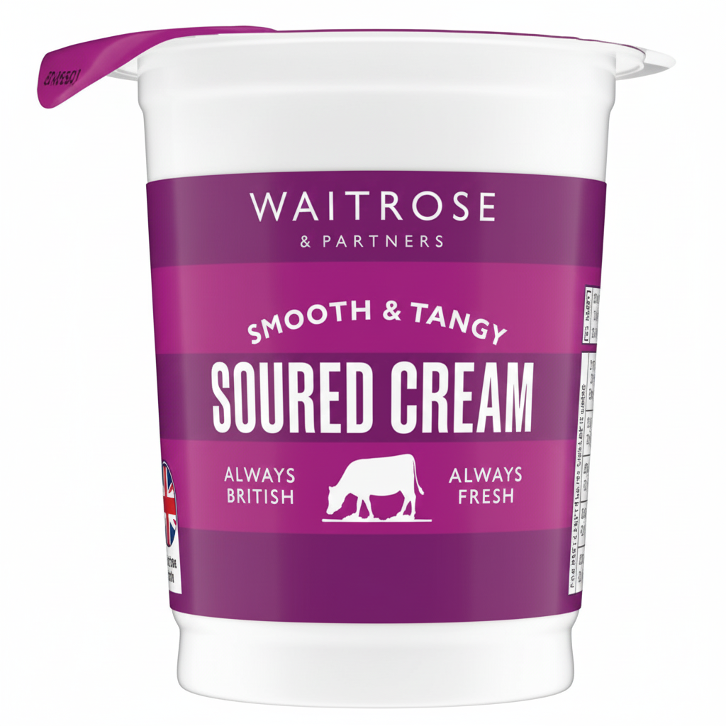 Waitrose Smooth & Tangy Soured Cream, 300ml