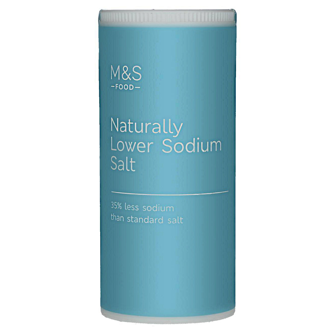 M&S British Low Sodium Sea Salt Canister – 35% Sodium Reduction – 200g