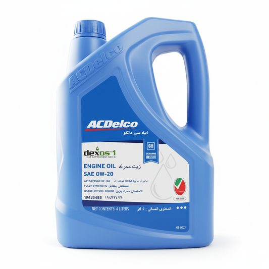ACDelco SAE 0W-20 Dexos1™ Fully Synthetic Engine Oil, 4L