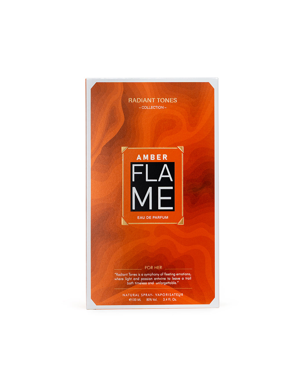 Amber Flame EDP for Women | Long Lasting | Luxury Sweet Fruity Vanilla Amber Perfume | 100ml