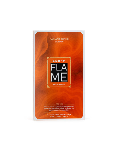 Amber Flame EDP for Women | Long Lasting | Luxury Sweet Fruity Vanilla Amber Perfume | 100ml
