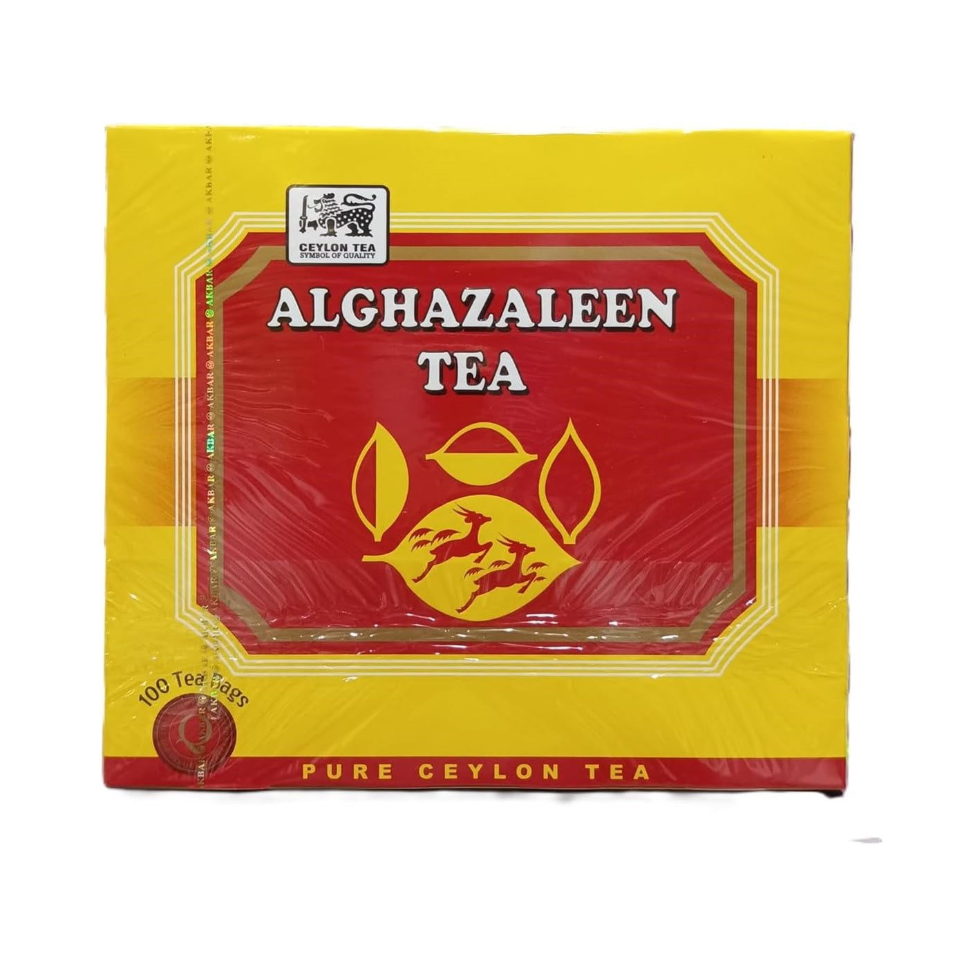 Alghazaleen Pure Ceylon Tea, 100 Tea Bags