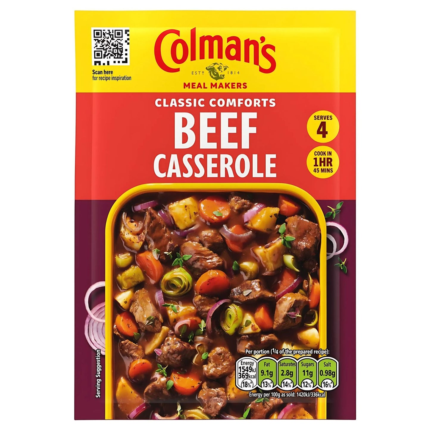 Colman's Beef Casserole Seasoning Mix, 40g