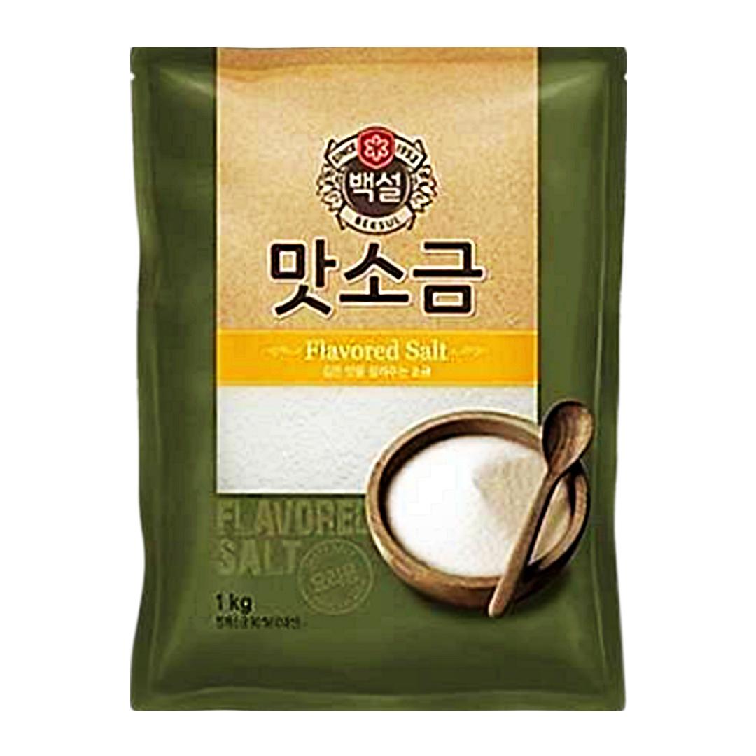 CJ Korean Seasoned Flavoured Salt - Perfect for BBQ, Stir-Fries & Soups - 1kg