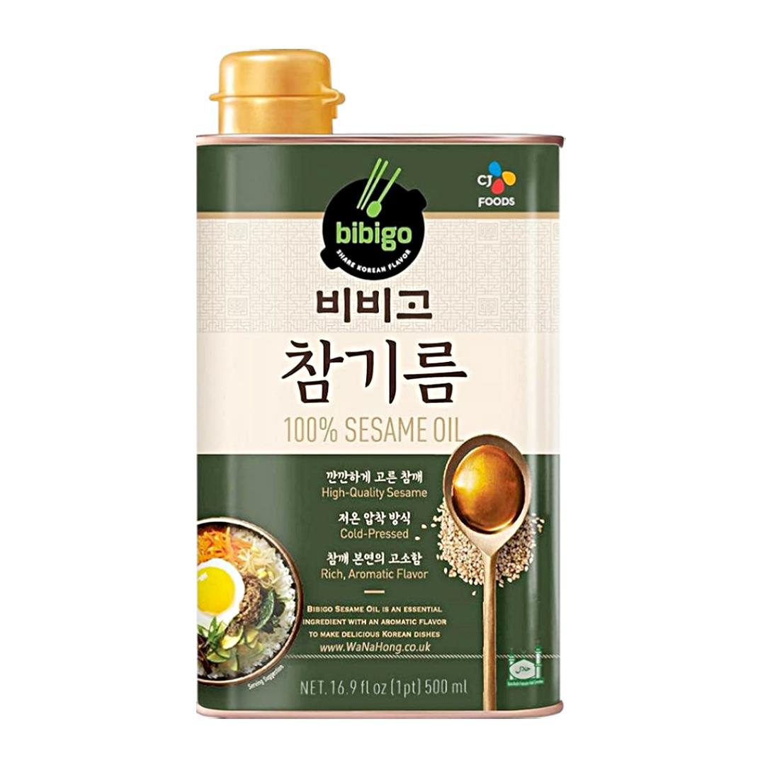 CJ 100% Sesame Oil, Cold Pressed, from South Korea, 500ml