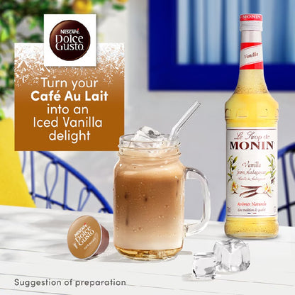 Dolce Gusto Café au Lait Coffee, Balanced and Round, 16 Capsules