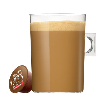 Dolce Gusto Café au Lait Decaf Coffee, Harmonious & Round, 16 Capsules