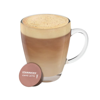 Starbucks Caffè Latte Coffee, Rich and Milky, 12 Capsules