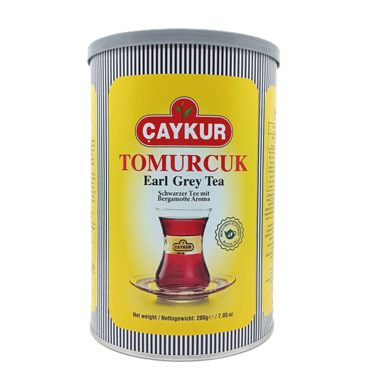 Caykur Tomurcuk Turkish Earl Grey Tea Cylinder, 200g
