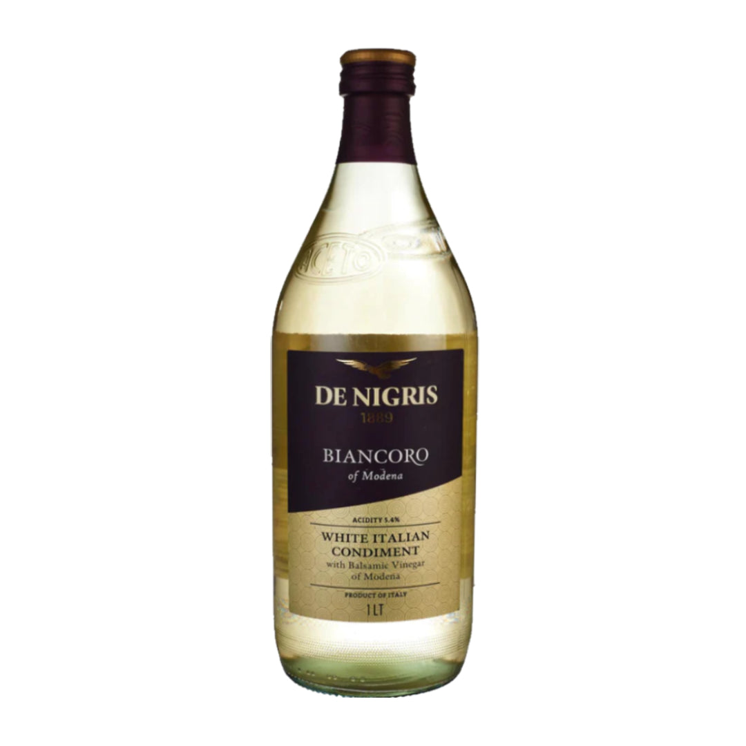 De Nigris Italian White Condiment with Balsamic Vinegar of Modena | 1 Litre