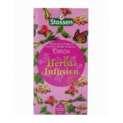Stassen Detox Herbal Infusion Tea | 25 Tea Bags