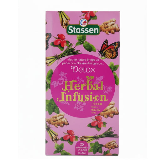Stassen Detox Herbal Infusion Tea | 25 Tea Bags