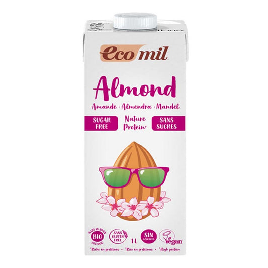 Ecomil Organic Almond Milk Sugar Free Protein, 1L