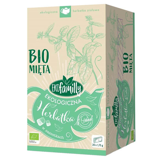 Eko Family Organic Bio Peppermint Herbal Tea, 35g