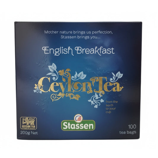 Stassen English Breakfast Ceylon Tea | 100 Tea Bags