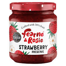 Fearne & Rosie Strawberry Jam, Crafted with 70% Fruit, 310g