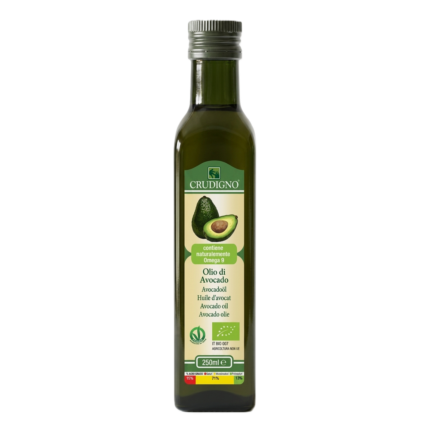 Crudigno Organic Avocado Oil - 250ml