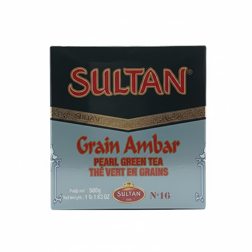 Sultan Moroccan Grain Ambar Pearl Green Tea, 500g