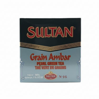 Sultan Moroccan Grain Ambar Pearl Green Tea, 500g