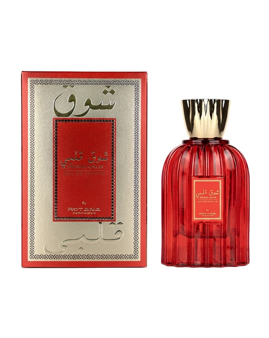 Rotana Shouq Al Qalbi EDP for Unisex | Long Lasting | Arabic Sweet Depth Perfume | 100ml