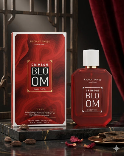 Crimson Bloom EDP for Women | Long Lasting | Luxury Fruity Floral Perfume | 100 ml