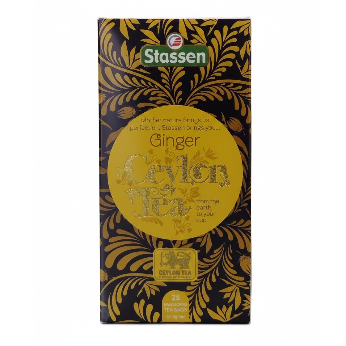 Stassen Ginger Ceylon Tea | 25 Tea Bags