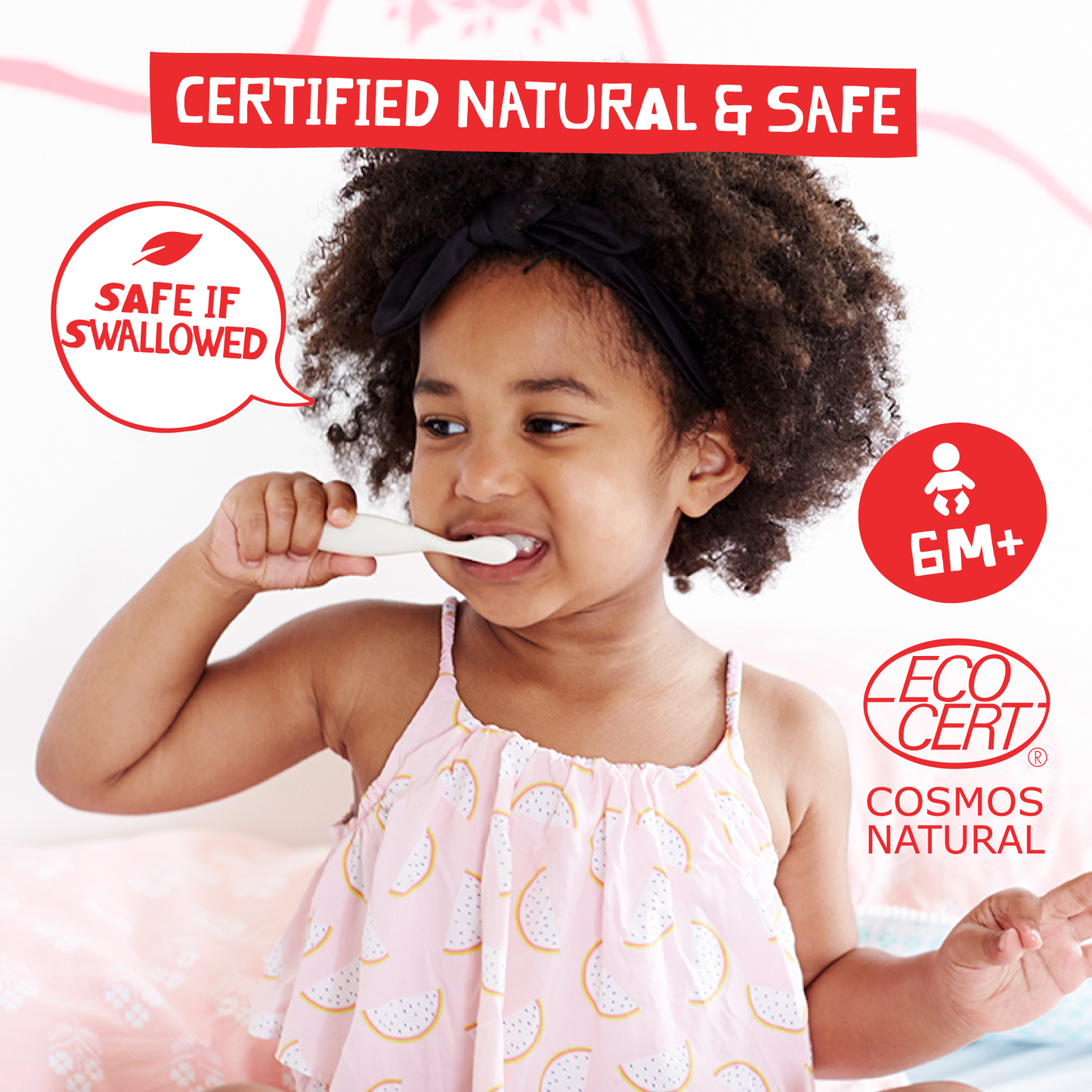 Jack N' Jill Organic Natural Strawberry Toothpaste, 50g