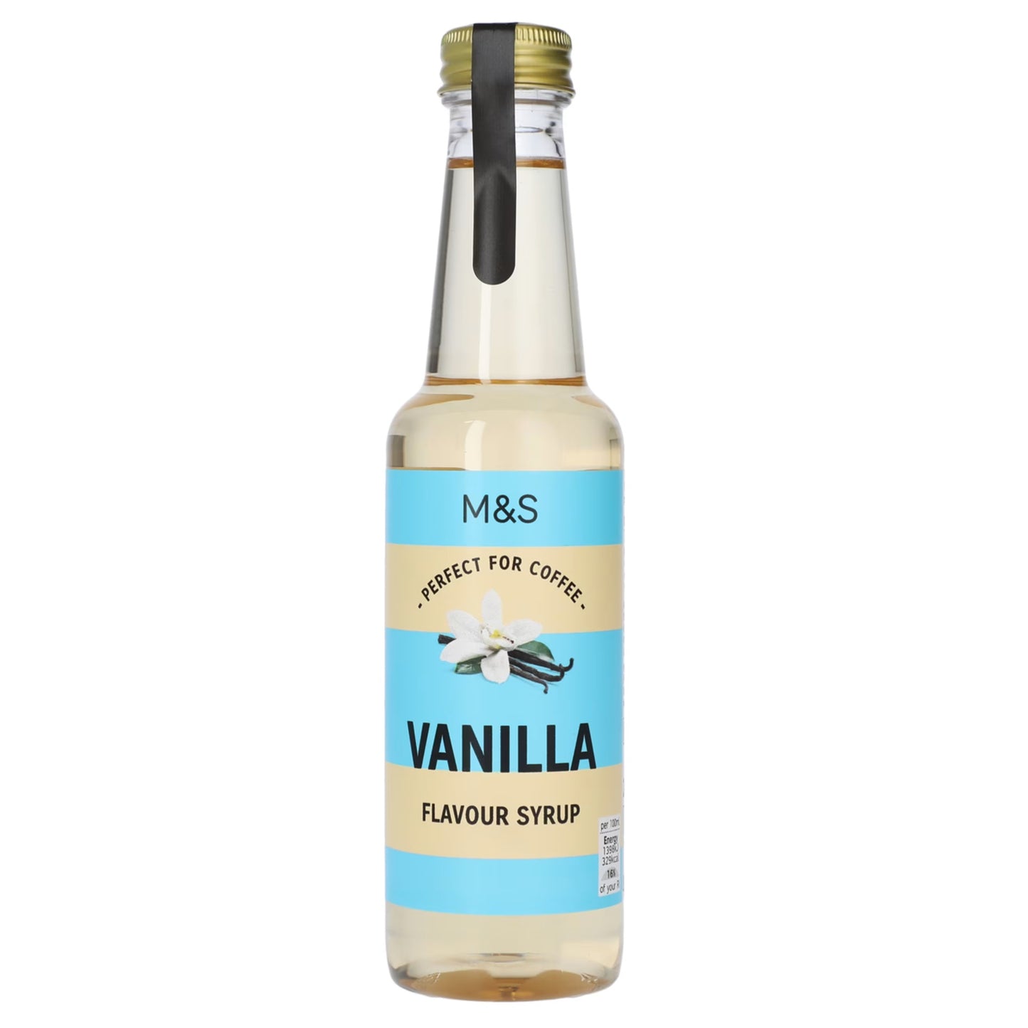 M&S Vanilla Flavour Syrup, Perfect for Coffee, 250ml