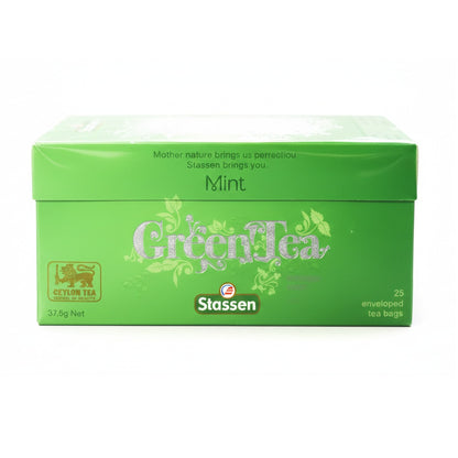 Stassen Mint Green Tea | 25 Tea Bags