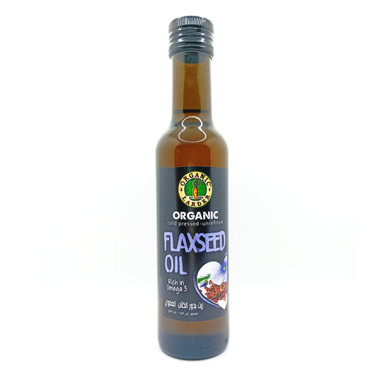 Organic Larder Flax Seed Oil Unrefined, 250ml