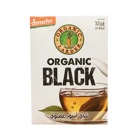 Organic Larder Black Tea, 16 Tea Bags