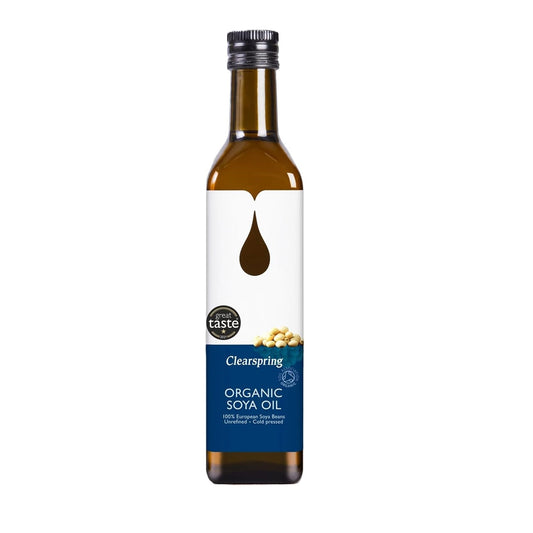 Clearspring Organic Soya Oil Cold Pressed and Unrefined, 500ml