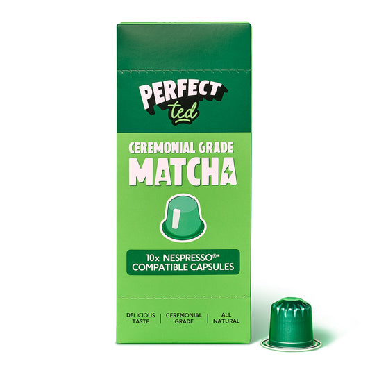 Perfect Matcha Original Capsules Compatible with Nespresso, 10 Capsules