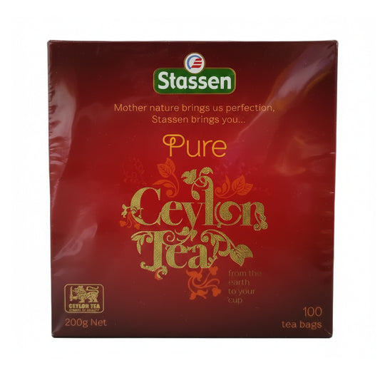 Stassenn Pure Ceylon Black Tea | 100 Tea Bags