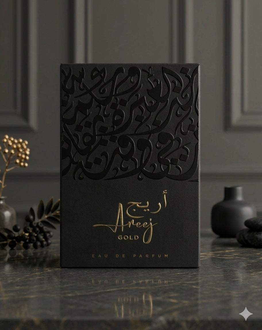 Rotana Areej for Unisex | Gold Spicy and Sweet Amber Perfume | 100ml