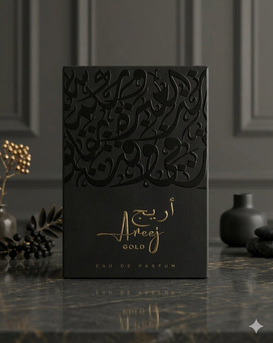 Rotana Areej for Unisex | Gold Spicy and Sweet Amber Perfume | 100ml