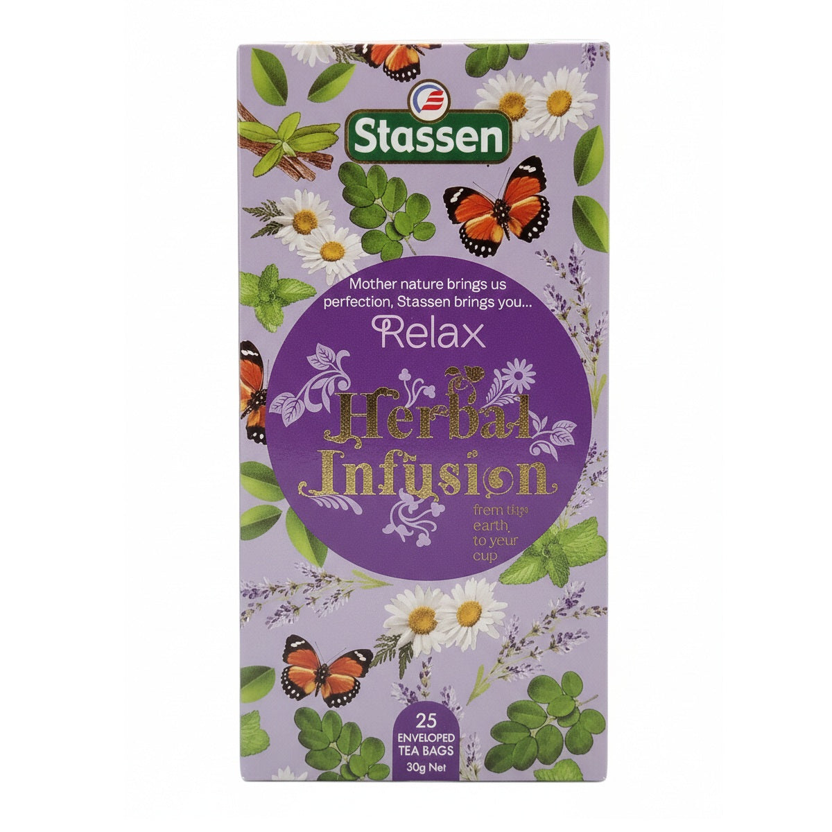 Stassen Relax Herbal Infusion Tea | 25 Tea Bags